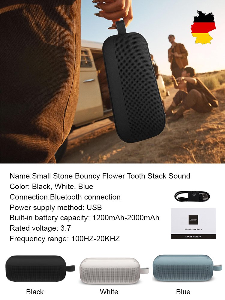 [Outstanding sound effects] Little Giant Bullet Bluetooth Portable Speaker
