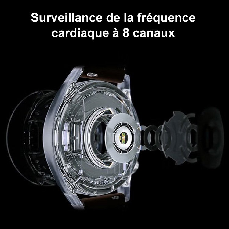 Montre professionnelle intelligente avec connectivité Bluetooth