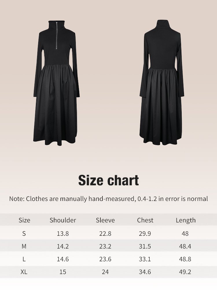 French Hepburn Style Women's Long Dress