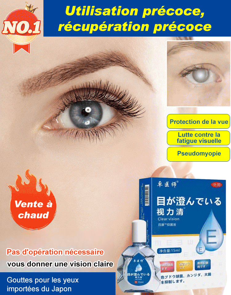 Correction oculaire instantanée pour une vision claire