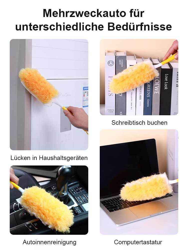 Wiederholt waschbar】Dehnbare statische Staubfangbürste