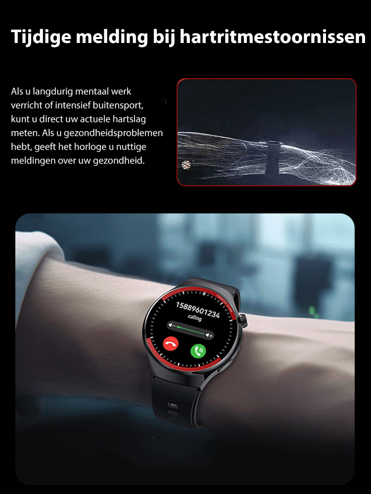 WATCH4PRO Ruimte Verkenning Ronde Scherm Smartwatch