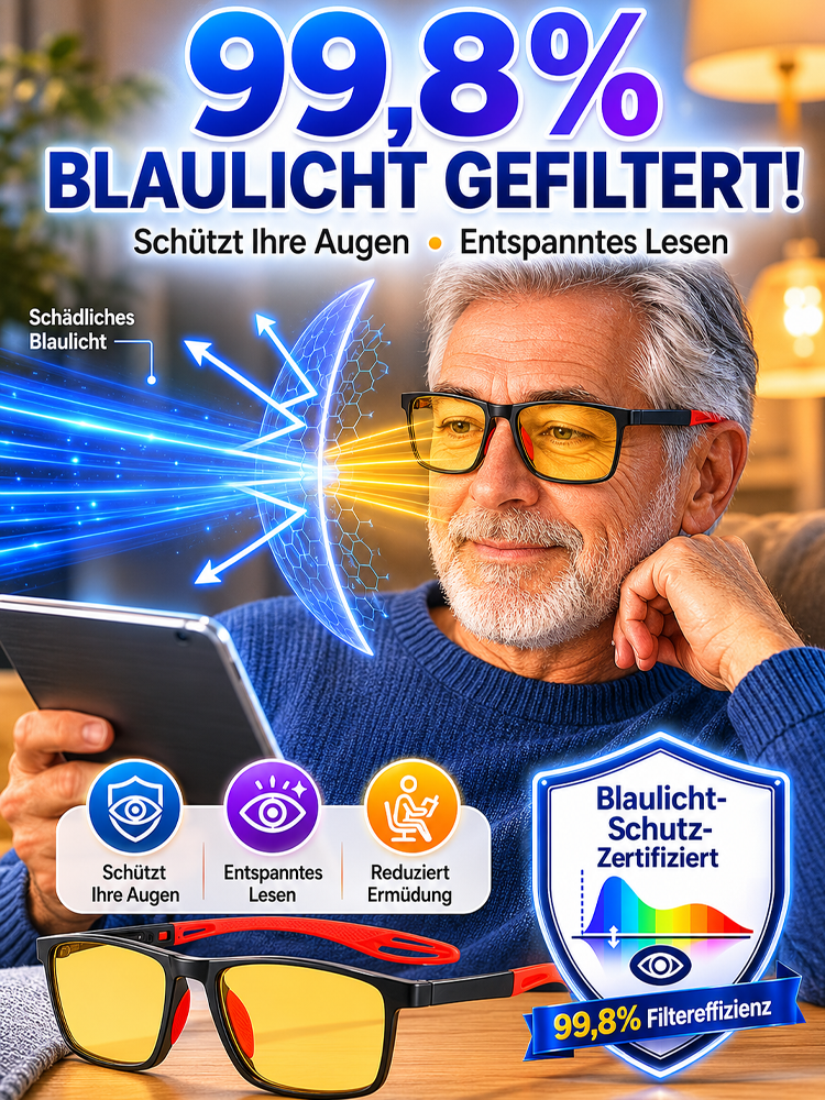 Ultraleichte Sport-Nachtlesebrille für Tag und Nacht