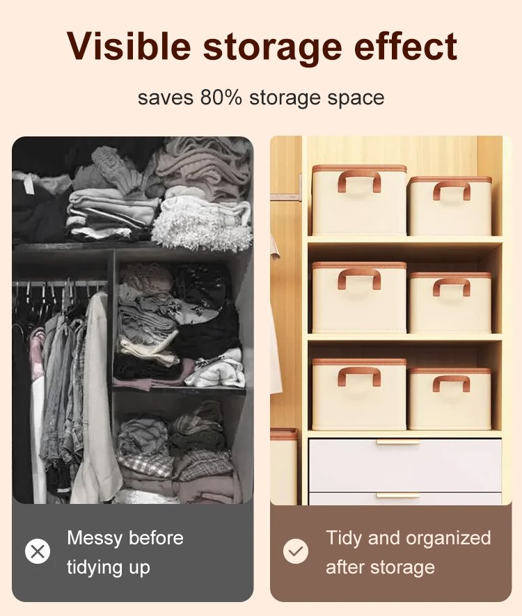Fabric Clothes Storage Box