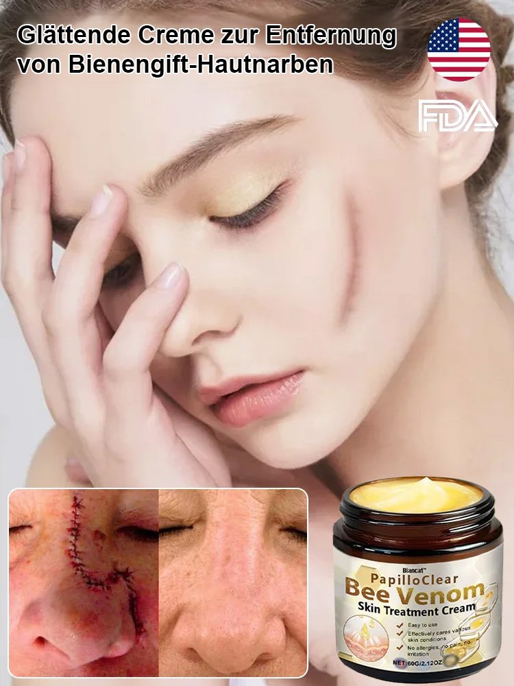 Bienengift Hautnarben glättende Creme