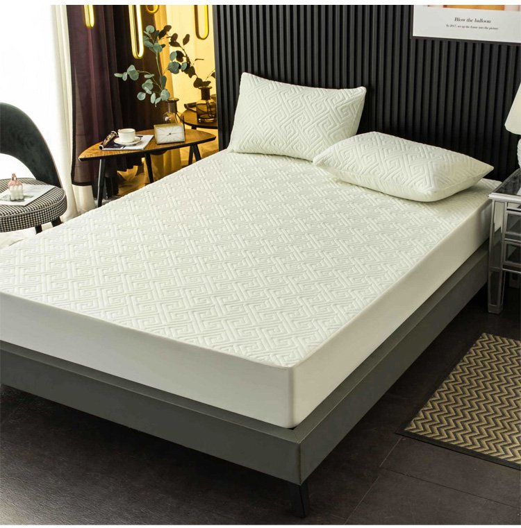 洗濯機で丸洗いできる防水シーツの説明画像