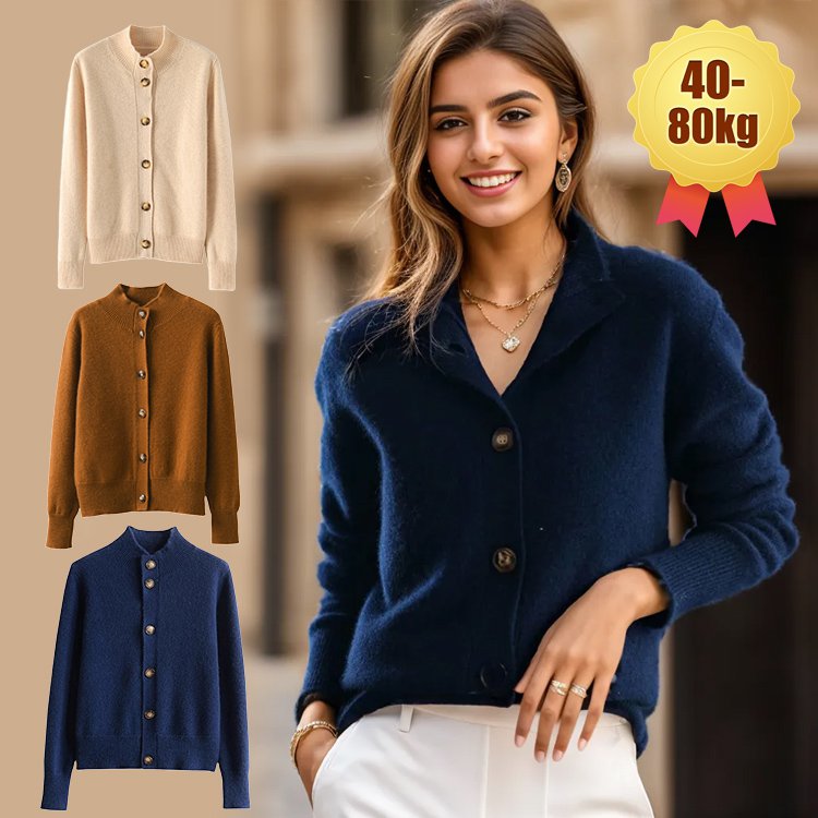 Κασμιρένιο πλεκτό καρντιγκάν