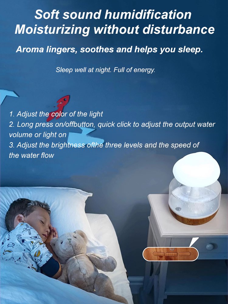 Smart color-changing humidifier