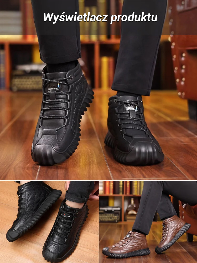 Wygodne ocieplane śniegowce za kostkę