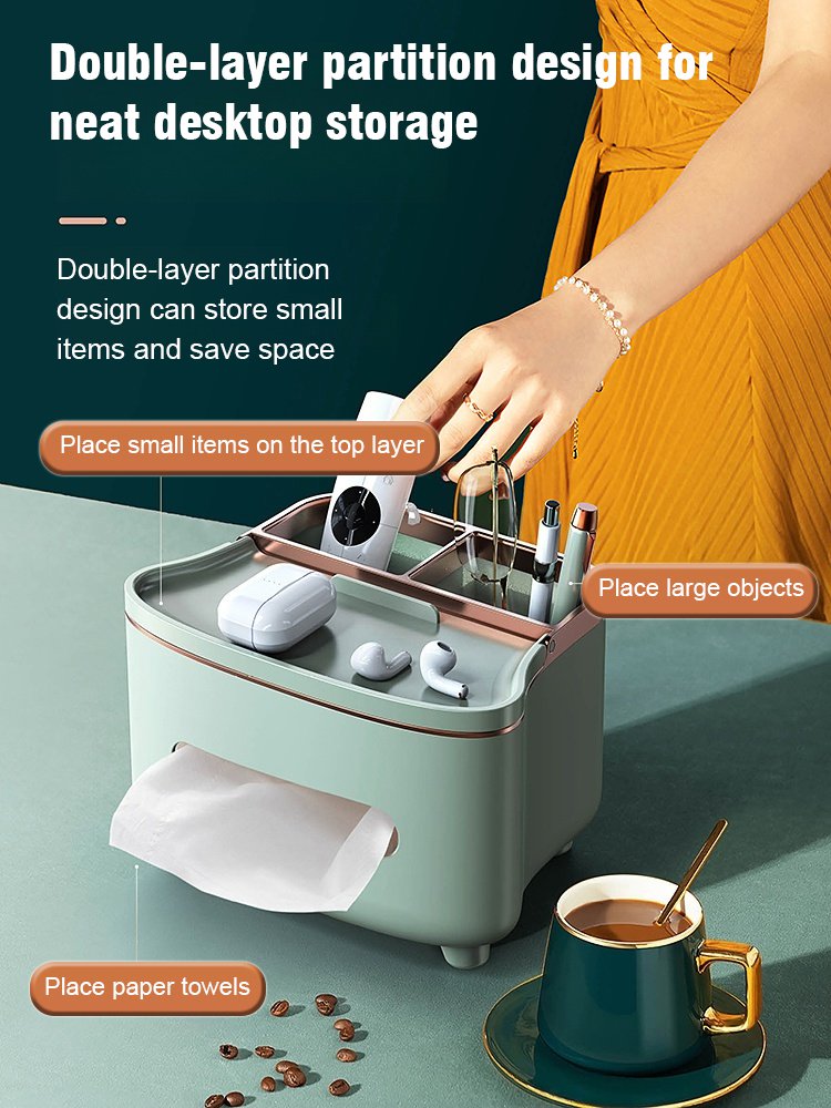 High-end handmade light luxury tissue box