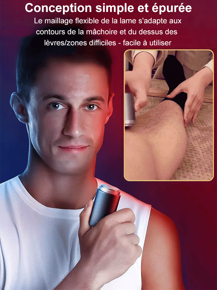 【Une touche de lisse petit Vajra】Rasoir électrique miniatures