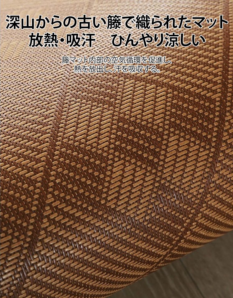 両面使える藤マット