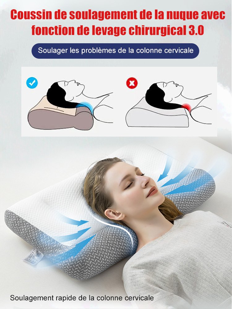 Oreiller de soutien cervical anti-traction