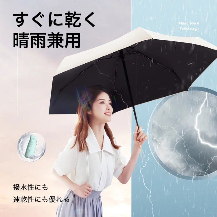 晴雨兼用折り畳み傘