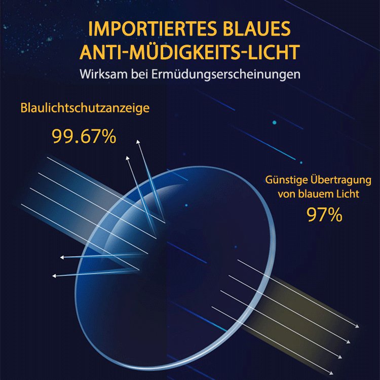 Neue Presbyopiebrille aus Metall mit Anti-Blaulicht