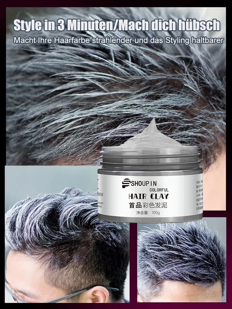 [Tide Colour Haarfärbemittel] Lang anhaltende flauschige Haarfarbe Mud