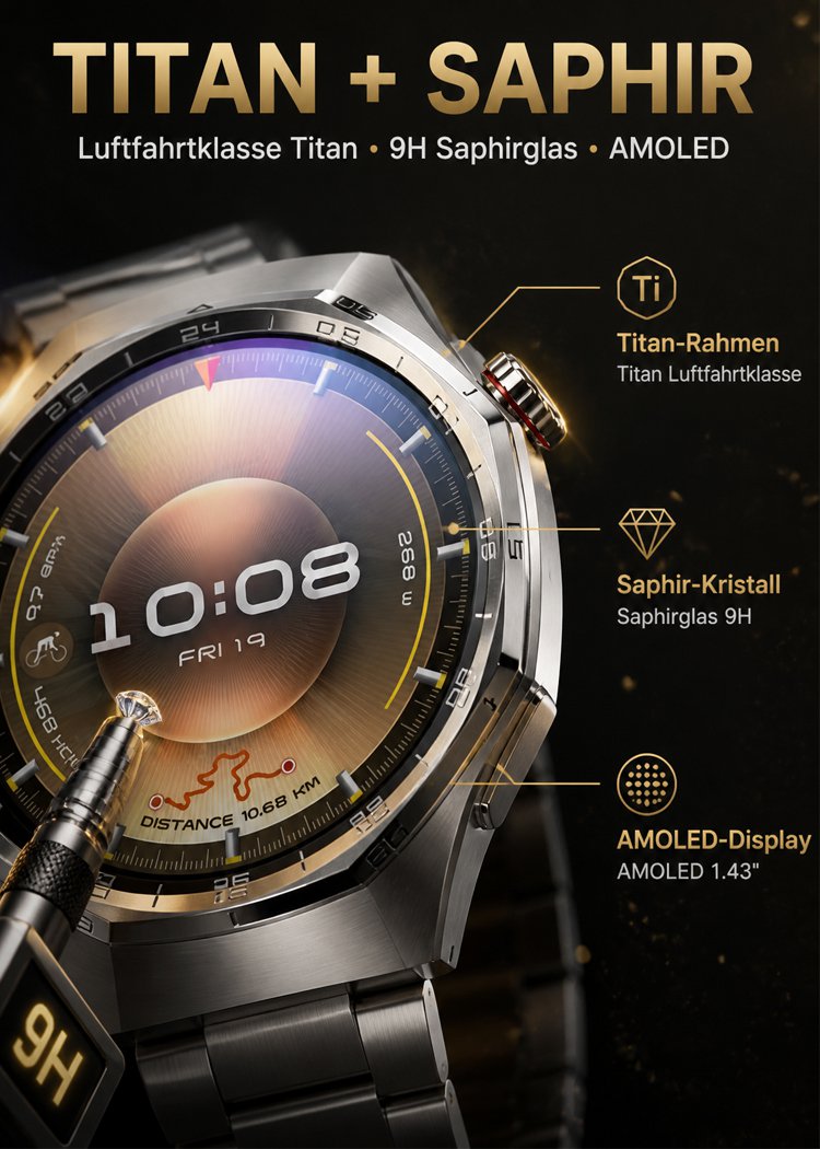GT6pro Bluetooth Anruf Smartwatch Bestseller