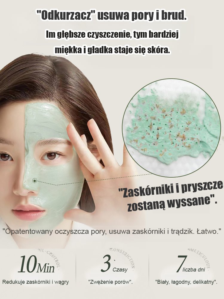 MAFFICK Maska z węglem aktywnym z bylicą