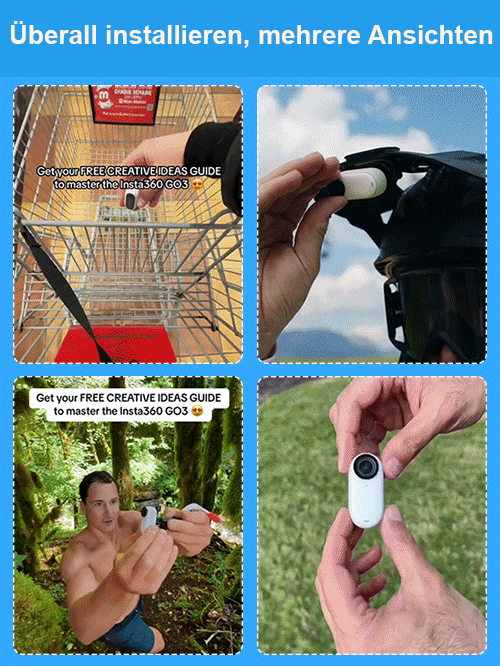 HD Magnetische Daumensportkamera