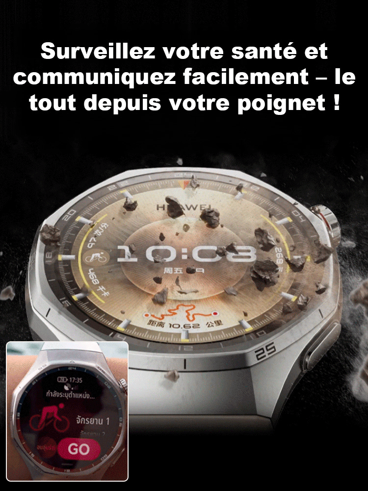 Montre connectée intelligente avec appels Bluetooth