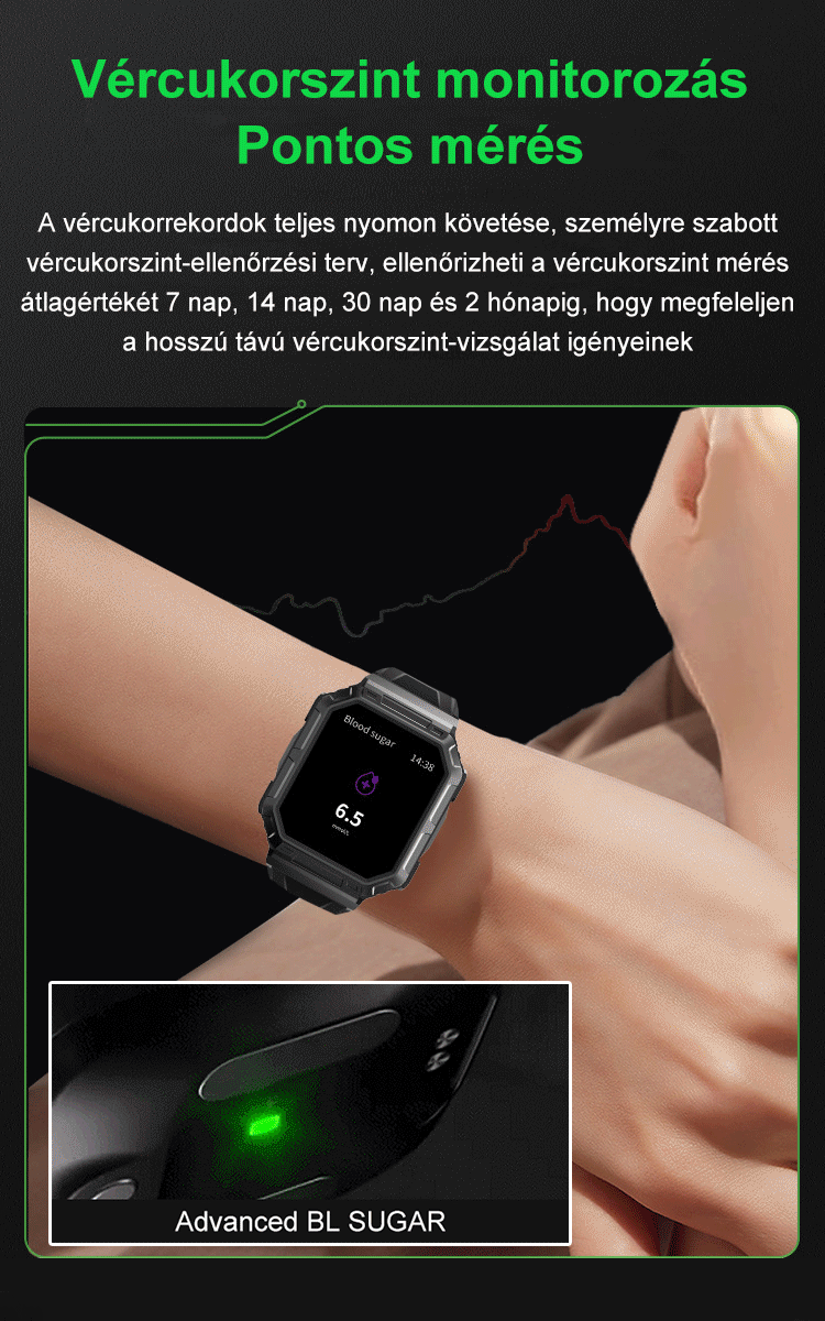 Hárombiztos, többfunkciós okosóra