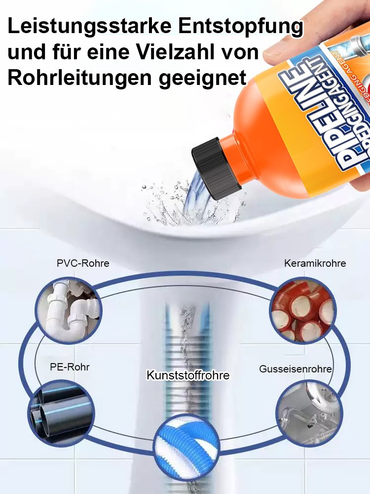 Rohrreiniger mit starker Lösungskraft