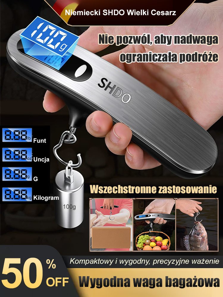 Podróż niezbędnik przenośna elektroniczna waga bagażowa ze stali nierdzewnej