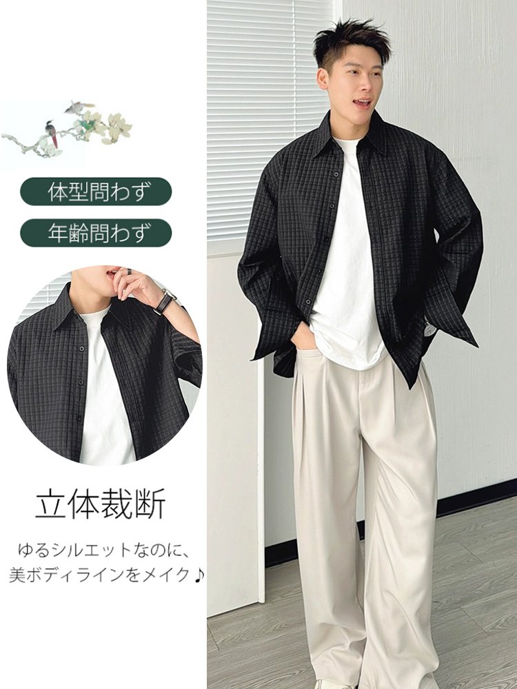 アイロン不要で日焼け止め効果のあるメンズシャツ