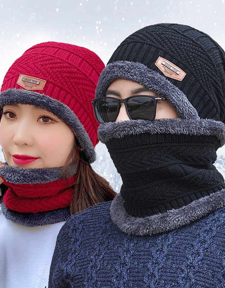 ニット帽・ネックウォーマー・手袋3点セット