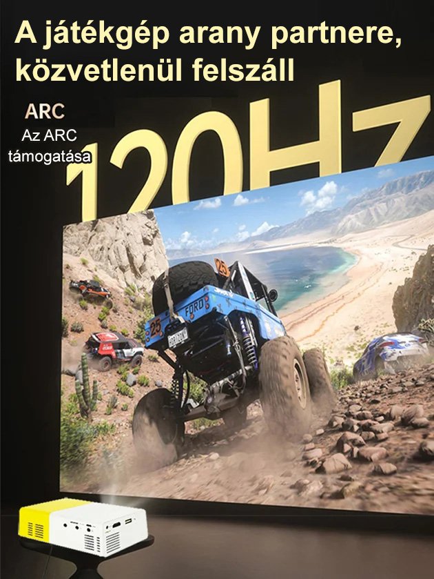 1080p felbontású Mini projektor