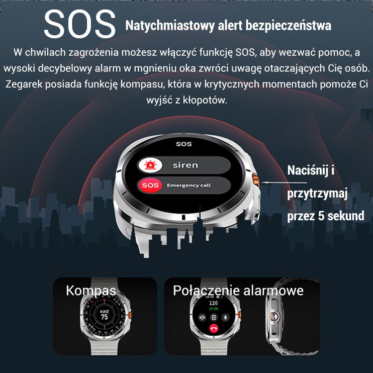 Nowy smartwatch do rozmów Bluetooth