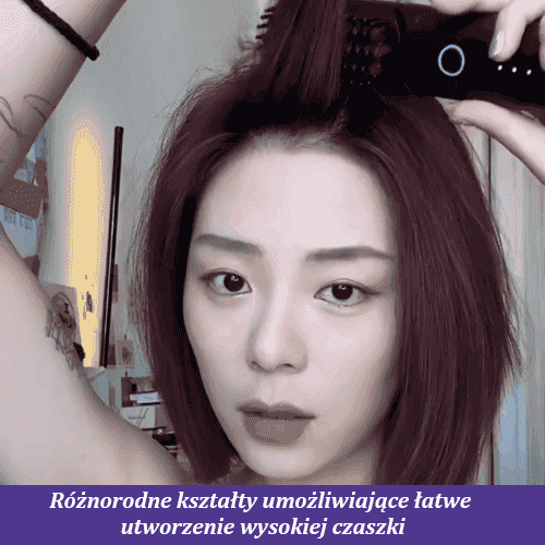 Jony ujemne nie szkodzą włosom Przenośny bezprzewodowy mini grzebień do prostowania włosów