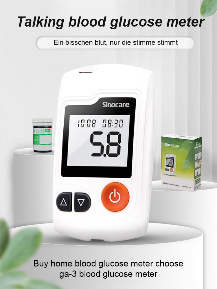 Code-free blood glucose monitor set