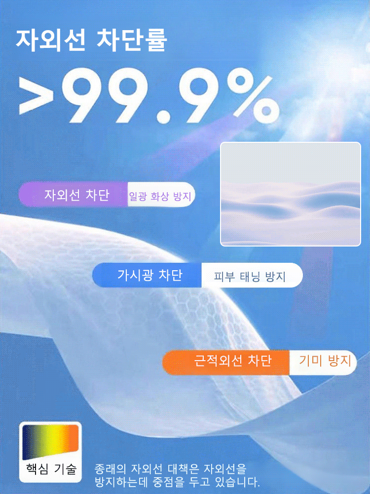 【순간 7℃ 쿨다운】남녀 공용 래쉬가드 쿨링 자켓