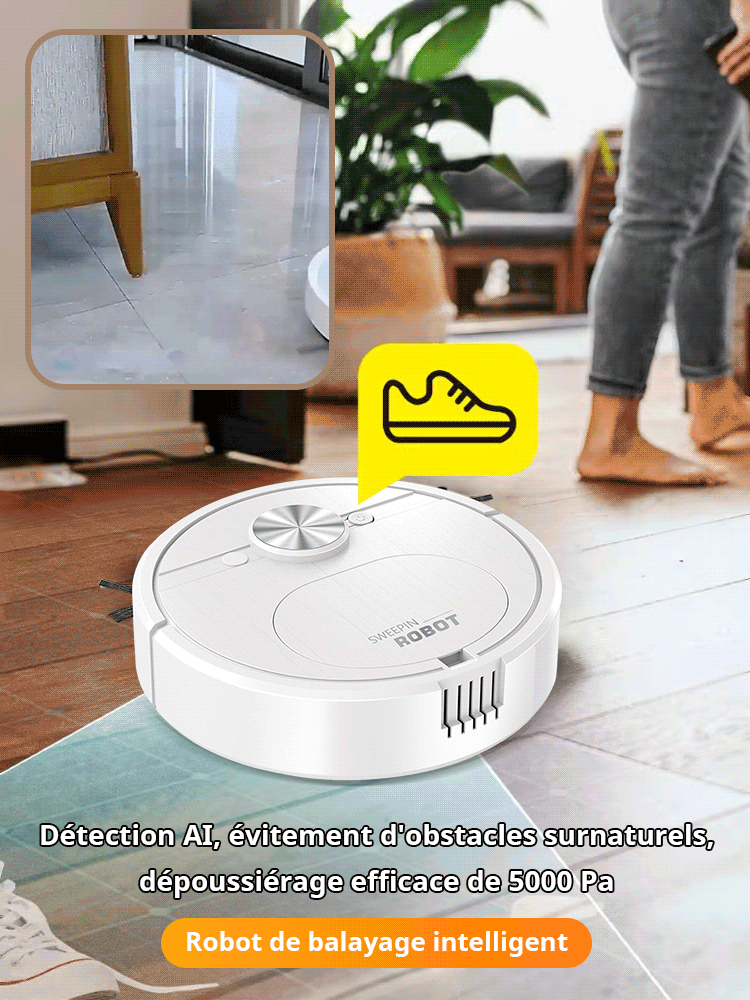 Fonctionnement simple et balayeuse puissante à autonomie de batterie