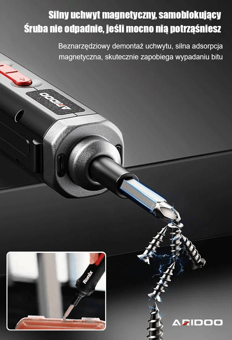 Niemiecki wielofunkcyjny i mocny wkrętak elektryczny