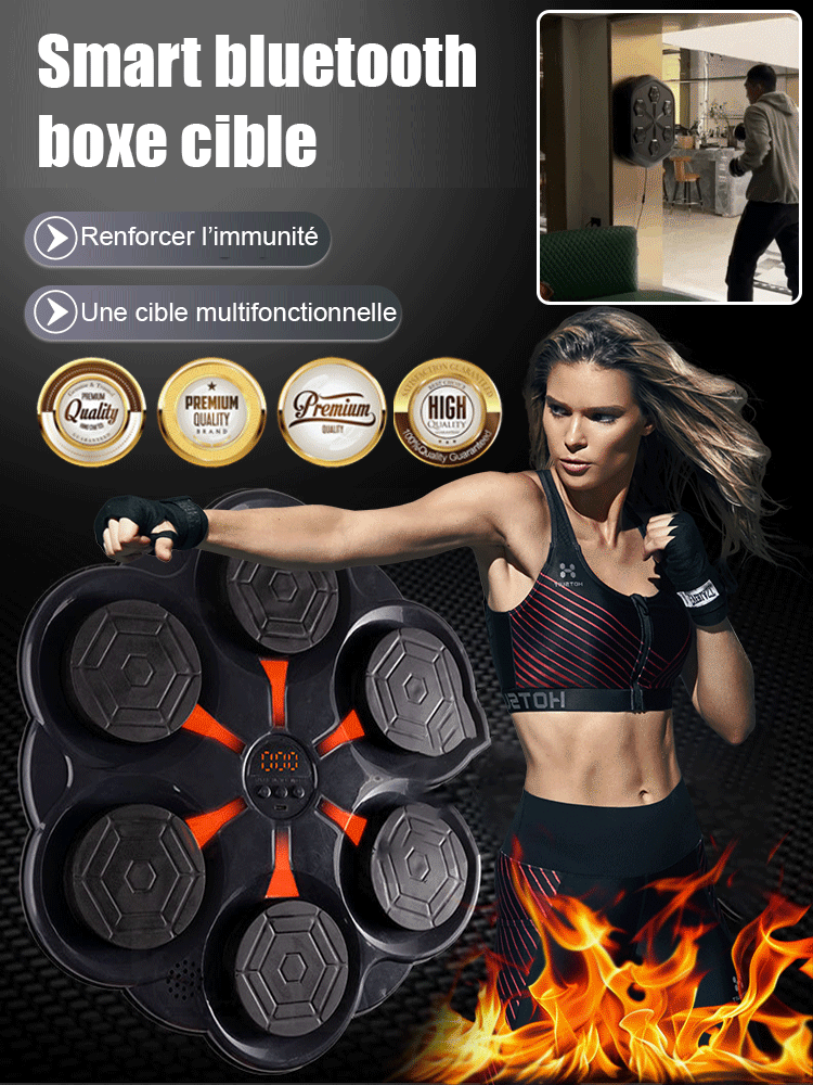 Cible de boxe Bluetooth intelligente