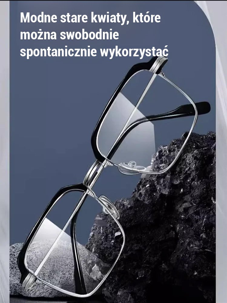 【Zoom czarna technologia】Biznesowe klasyczne okulary do czytania