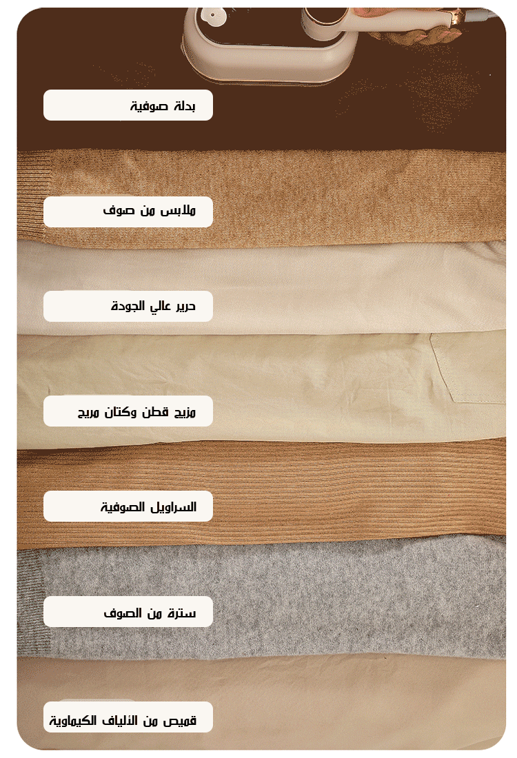 مكواة بخار محمولة خفيفة الوزن مع درجة الحرارة القابلة للتعديل، إزالة التجاعيد بسرعة، الأكثر شعبية في