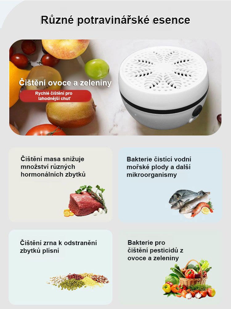 【Hands-free】 Automatická pračka zeleniny, myčka ovoce a zeleniny