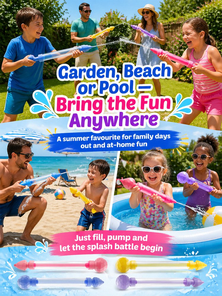 Firework water spray toy