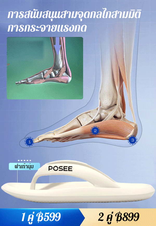 【รุ่นใหม่ขายดี】 รองเท้าแตะหูหนีบวัสดุ EVA นุ่มพิเศษ