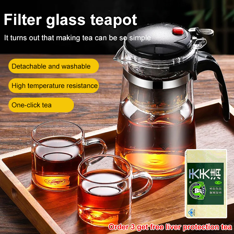 One-click filter tea set