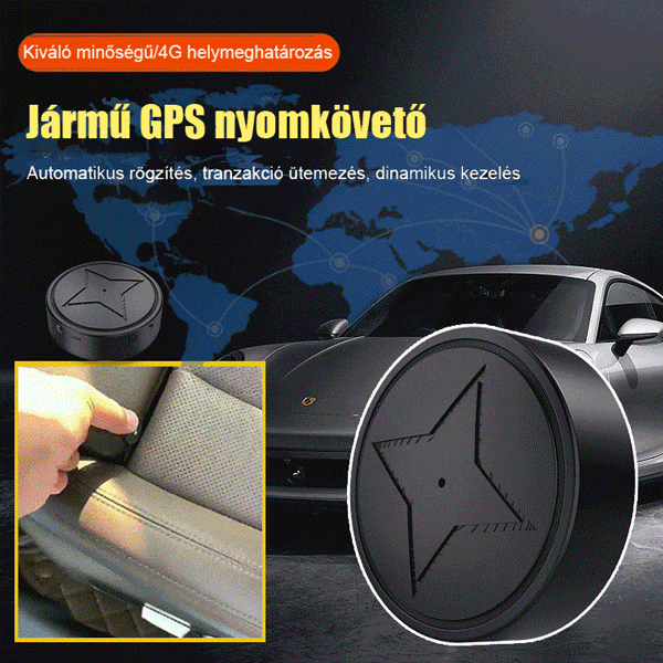 Mini mágneses GPS helymeghatározó követő