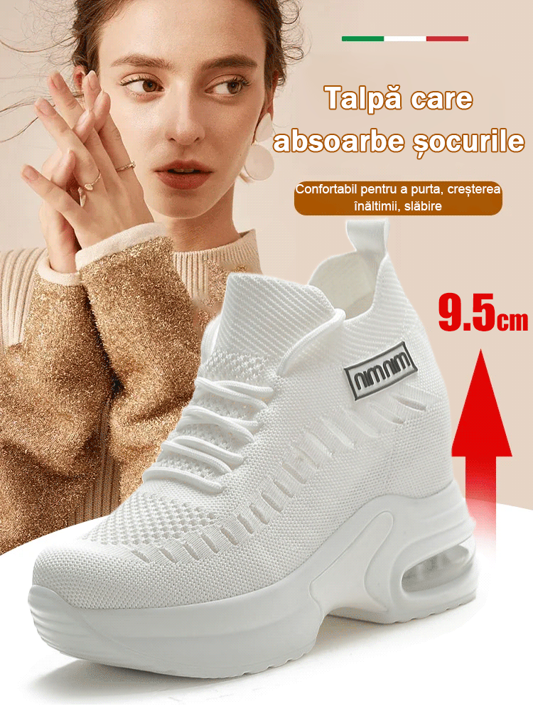 Respiră plasă interior înălțime pantofi pentru femei