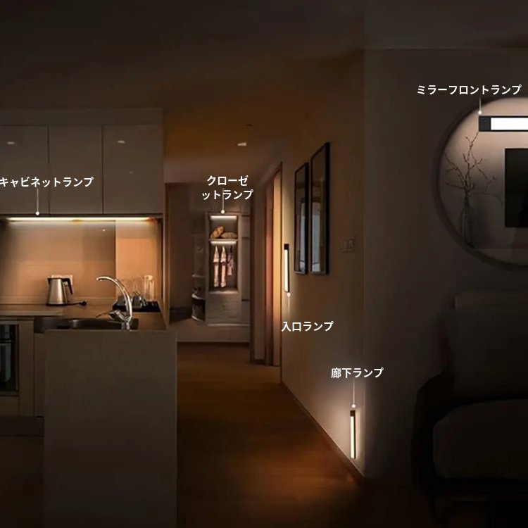 インテリジェント人感センサーライト