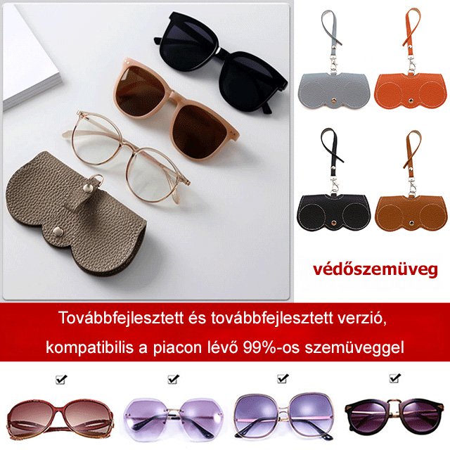 Szemüveg tároló védőtok