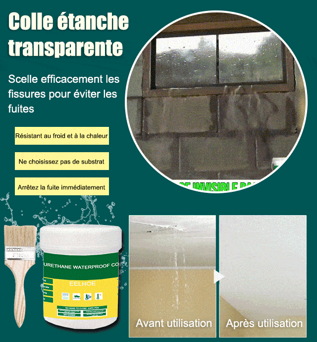 Artefact étanche transparent