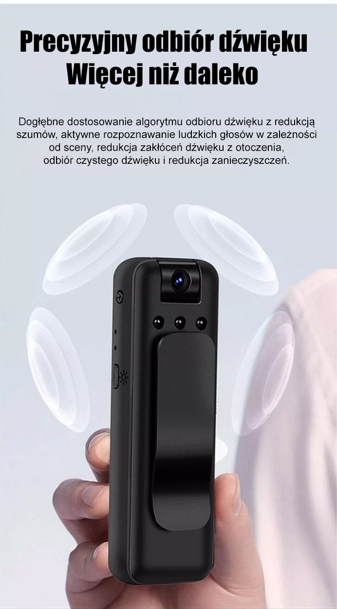 Pióro do nagrywania wideo i audio