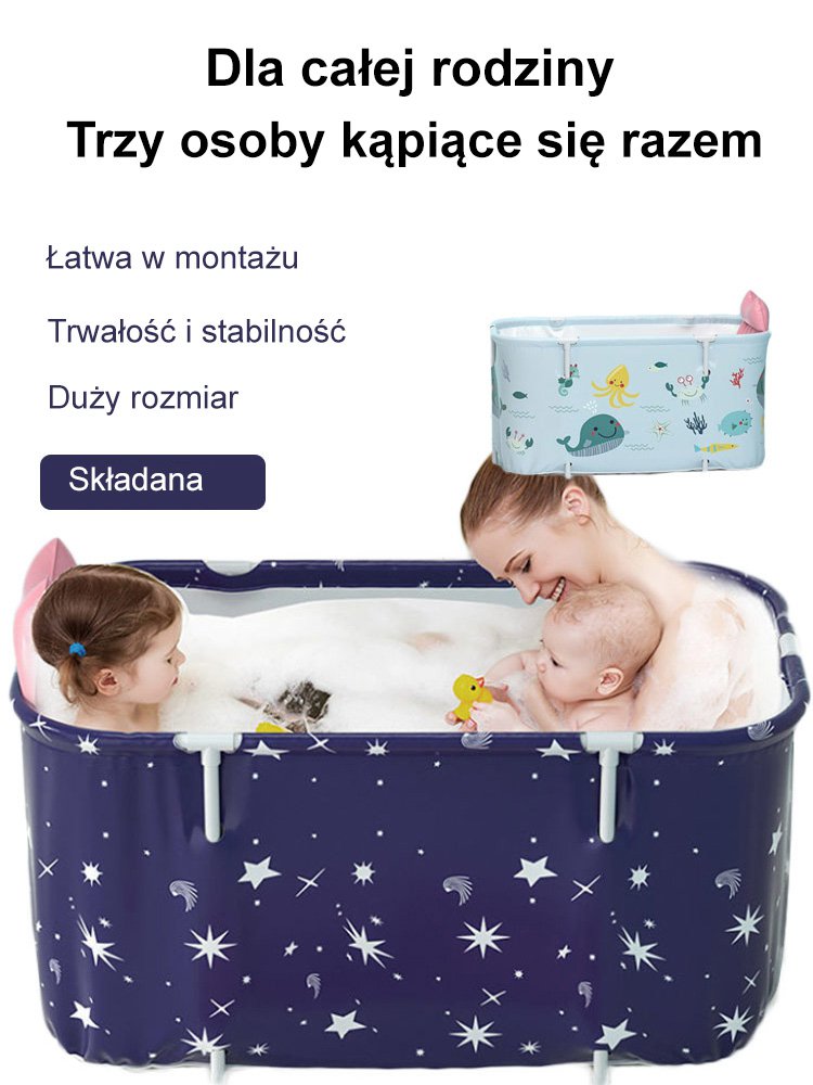 [Niezbędny przedmiot w domu i w podróży] Składana wanna